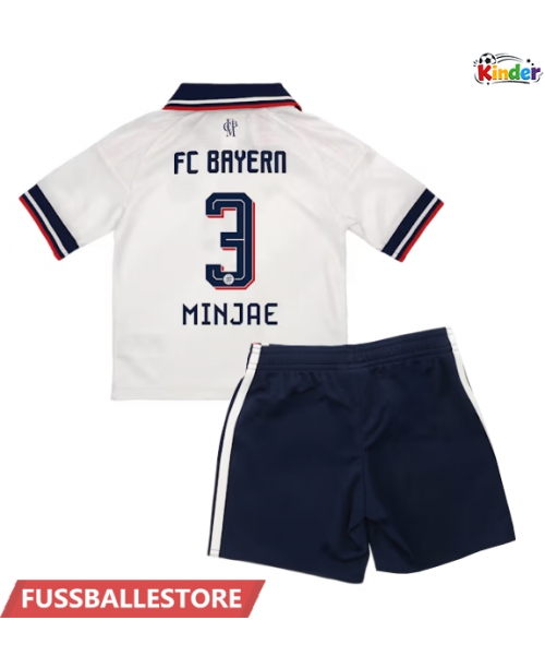 Günstige Bayern Munich Kim Min-jae #3 Auswärts Trikotsatzt Kinder 2026-27 Kurzarm (+ Kurze Hosen)